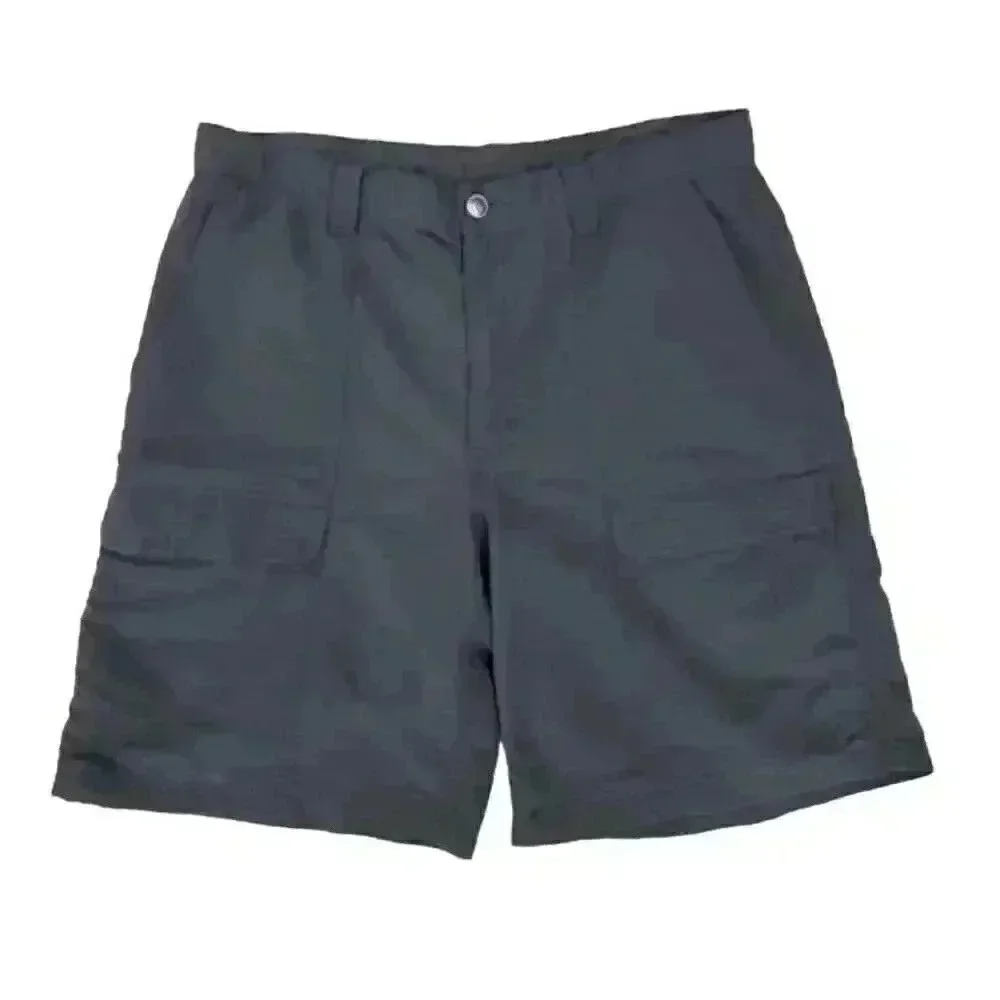 The North Face Men's Charcoal Nylon Cargo Shorts